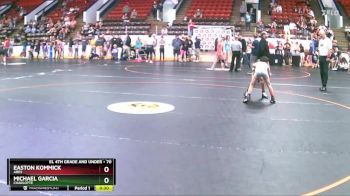 70 lbs Cons. Round 2 - Michael Garcia, Charlotte vs Easton Kommick, Ares