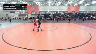 141 lbs Champ. Round 1 - Hasen Wetherbee, St. John Fisher vs Michael Manieri, Wesleyan (CT)