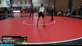 132 lbs Cons. Round 1 - Nolan Brant, Louisa-Muscatine vs Brian Velazquez, Burlington