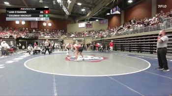 3A 175 lbs Champ. Round 1 - Liam O`Rarden, Grantsville vs Coleman Hinckley, Carbon