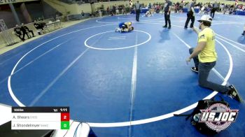 100 lbs Round Of 32 - Austin Shears, Choctaw Ironman Youth Wrestling vs Jackson Shondelmyer, Broken Arrow Wrestling Club