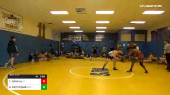 182 lbs Consi Of 16 #2 - Celvonte Williams, Green Machine vs William Carmichael, Mosley