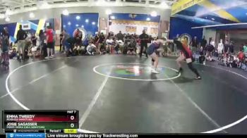 148 lbs Round 2 - Emma Tweedy, Fearless Wrestling vs Josie Sagasser, Ponte Vedra Girls Wrestling