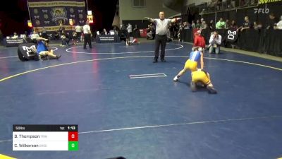 50 lbs Consy 2 - Brayden Thompson, Trinity vs Colton Wilkerson, Greenville