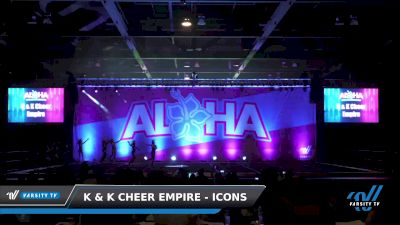 K & K Cheer Empire - Icons [2022 L3 Junior - D2 - Small 03/06/2022] 2022 Aloha Phoenix Grand Nationals