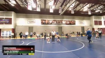 50-54 lbs Quarterfinal - Emma Madsen, Bear River Jr High Wrestling C vs Clara Gutierrez, Charger Wrestling Club