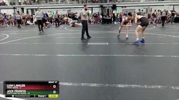 126 lbs Round 5 (8 Team) - Jack Francis, South Side WC Black vs Liam Lawler, TNWC White