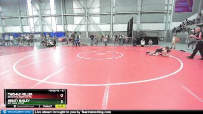 67 lbs Cons. Round 3 - Thomas Miller, Deer Park Ironman WC vs Henry Bailey, Big Game WC MT