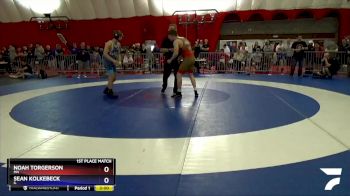 170 lbs 1st Place Match - Noah Torgerson, MN vs Sean Kolkebeck, IL