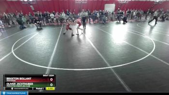 86 lbs Cons. Semi - Oliver Jachthuber, Princeton Wrestling Club vs Braxton Bollant, Wisconsin