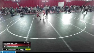 86 lbs Cons. Semi - Oliver Jachthuber, Princeton Wrestling Club vs Braxton Bollant, Wisconsin