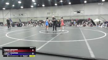 105 lbs Round 1 (16 Team) - Farah Crossno, Arkansas Red vs Chevy Coleman, Louisiana