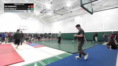 138 lbs Cons. Round 3 - Ian Thompson, San Clemente vs Noah Trujillo, Calabasas