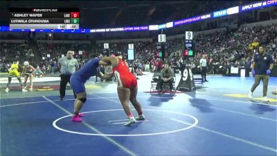 235 lbs Consi Of 16 #1 - Ashley Wafer, Lakewood (SS) vs Lutimila Otuhouma, Lincoln (CC)