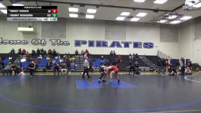 149 lbs 3rd Place Match - Kenny Rodgers, Fresno City College vs Mikey Houck, Sierra College