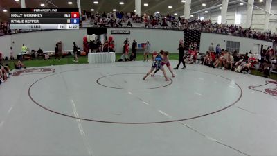 110 lbs Holly McKinney, Pennsylvania Red vs Kynlie Keffer, Indiana