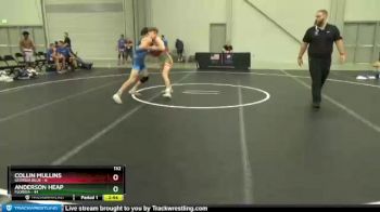 132 lbs Quarterfinals (8 Team) - Collin Mullins, Georgia Blue vs Anderson Heap, Florida