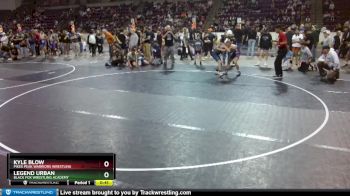 105 lbs Champ. Round 1 - Kyle Blow, Pikes Peak Warriors Wrestling vs Legend Urban, Black Fox Wrestling Academy