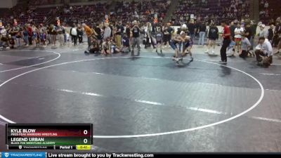 105 lbs Champ. Round 1 - Kyle Blow, Pikes Peak Warriors Wrestling vs Legend Urban, Black Fox Wrestling Academy