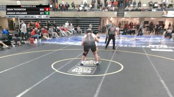 285 lbs Round 2 (4 Team) - Sean Thornton, Washington, IL vs Armon Williams, Bettendorf, IA