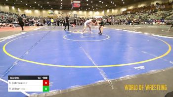 145 lbs Semifinal - Santiago Cabrera, GOLDRUSH Academy vs Reed Wilson, Nixa Youth Wrestling