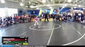 139 lbs Champ. Round 1 - Teigan Slauson, Beebe Trained vs Anisah Paz, South Dade