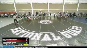 105-116 lbs Cons. Round 3 - Giovanni Romero, Salem Elite Mat Club vs Bo Weatherspoon, Idaho