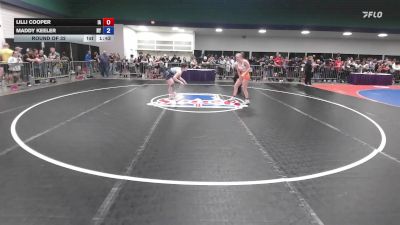 132 lbs Round Of 32 - Lilli Cooper, IA vs Maddy Keeler, NY