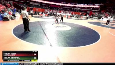 2A 113 lbs Quarterfinal - Truth Vesey, Rock Island (H.S.) vs Dylan McGrew, Normal (Community West)
