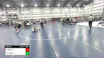 92 lbs Semifinal - Greysen Packer, Upper Valley Aces Wresstling vs Jaxten Bowler, Canyon View Falcons