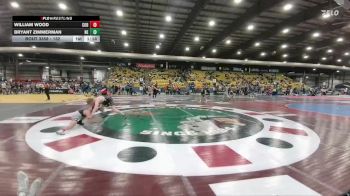 132 lbs Semifinal - William Wood, Cody vs Bryant Zimmerman, Nebraska Elite