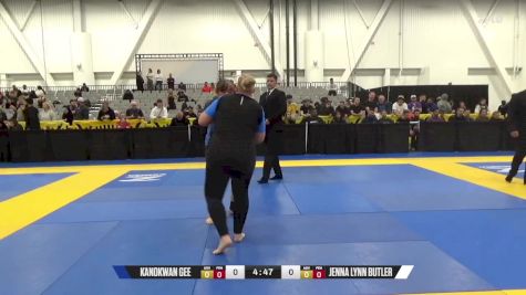 Jenna Lynn Butler vs Kanokwan Gee 2024 World IBJJF Jiu-Jitsu No-Gi Championship