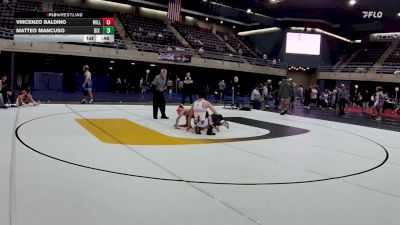 128 lbs 3rd Place - Vincenzo Baldino, Millstone Twp vs Matteo Mancuso, Dix Hills