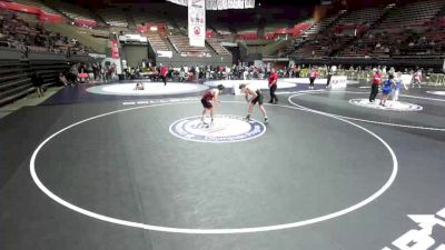 74 lbs Cons. Sub-semis - Mikey Houck vs Christopher Garza