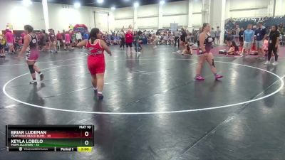 190 lbs Champ Round 1 (16 Team) - Briar Ludeman, Team Iowa Beach Bums vs Keyla Lobelo, MIAMI ALLSTARS