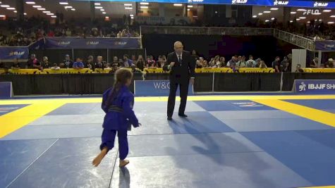 Deklyn Skye Tenborg vs Salma Basim Halum 2026 Pan Kids Jiu-Jitsu IBJJF Championship