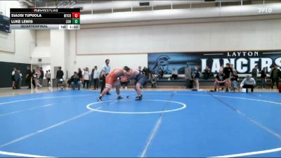 285 lbs Quarterfinal - Siaosi Tupuola, Mountain Crest vs Luke Lewis, Lehi