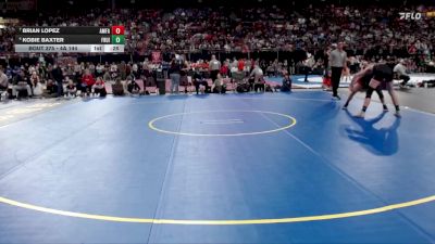 4A 144 lbs Cons. Semi - Kobie Baxter, Fruitland vs Brian Lopez, American Falls