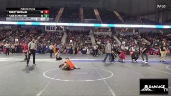 80 lbs 5th Place Match - Kale Schuster, Ogden`s Outlaws vs Brody McClain, Phillipsburg