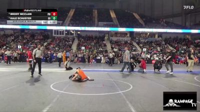 80 lbs 5th Place Match - Kale Schuster, Ogden`s Outlaws vs Brody McClain, Phillipsburg