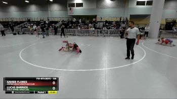 106 lbs Quarterfinal - Lucas Barrios, Eagle Empire Wrestling vs Xavier Flores, Center Grove Wrestling Club