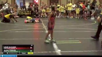 56 lbs Finals (8 Team) - Louis Alojado, Steel Valley Vouger vs Alivia Fowler, Upper Twp Green Hornets