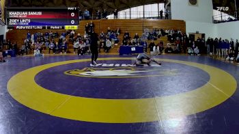 145 lbs 1st Place Match - Zoey Lints, Elmira College vs Khadijah Sanusi, Sacred Heart