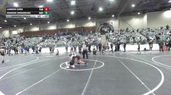 78 lbs Quarterfinal - Landon Caro, Team Aggression vs Hudson Ungureanu, Rampage WC