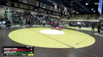 150 lbs Cons. Round 6 - Santiago Loera, Etiwanda vs Gabriel Lemos, Temecula Valley