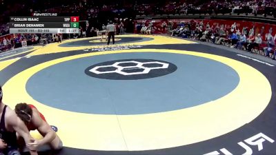 D2-165 lbs Champ. Round 1 - Brian Denamen, West Geauga vs Collin Isaac, Tippecanoe