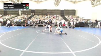 133-A lbs Consi Of 8 #2 - Luke Inzirillo, Pro-ex Wrestling Club vs Brady Kareha, University Of Delaware