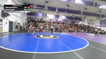 Girls 122 lbs Champ. Round 1 - Emelie Michiels, Shasta Girls vs Astrid Garcia, Willows Girls