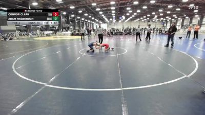 84 lbs Round 5 (3pm Friday) - Adam Hagenbuch, Dynasty Black vs Connor Clark, Nauman Red