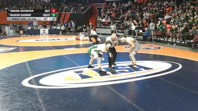 1A 165 lbs Cons. Semi - Abram Davidson, Tolono (Unity) vs Mason Garner, Coal City